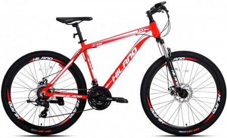 Hiland Mountain Bike 26 Inch Aluminum MTB Bicycle for Men with 16.5 Inch