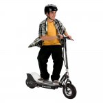 Razor E325 Electric Rechargeable 24 Volt Motorized Ride On Kids Scooter, Black