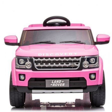 Kids Electric Car, Land Rover Powered Toy Car on 4 Wheels, Kids Ride-On Car with Remote Control, 12V Kids Toy Car with Seat Belt, MP3 Player and LED Lights, Birthday Gifts for Boys/Girls, Pink