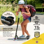 Swagtron SK3 Electric Scooter with LED Wheels & Kick-Start Boost for Kids