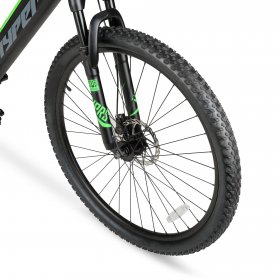 Hyper Bicycles Pedal Assist Electric Mountain Bike, 29" Wheels, Black