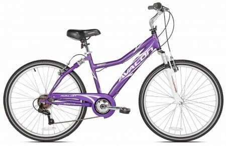 Kent 26" Avalon Comfort Women's Full Suspension Hybrid Bike, Purple