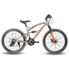 Hiland 26 Inch Mountain Bike MTB Bicycle Full-Suspension 21 Speeds