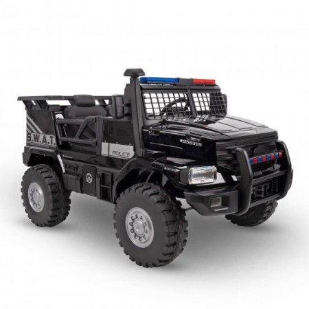 Huffy 12V Battery-Powered SWAT Truck 2-Seater Ride-On Toy