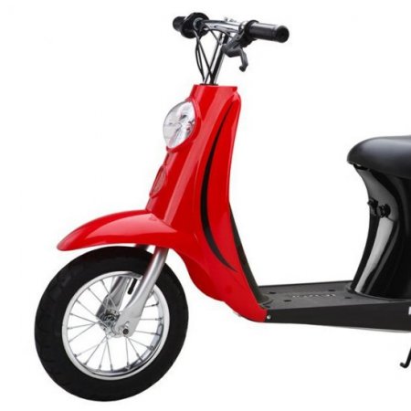 Razor Pocket Mod Miniature Euro 24 Volt 250 Watt Electric Retro Scooter, Red