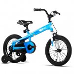 JOYSTAR 12 Inch Kids Bike with Training Wheels for Ages 2 3 4 Years Old Boys and Girls, Toddler Bike with Handbrake for Early Rider, Blue