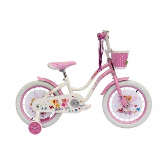 Micargi ELLIE-G-16-WHI-PK 16 in. Girls Bicycle, White & Pink