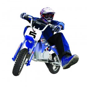 Razor MX350 Dirt Rocket Electric Toy Motocross Motorcycle Bike, Blue (2 Pack)