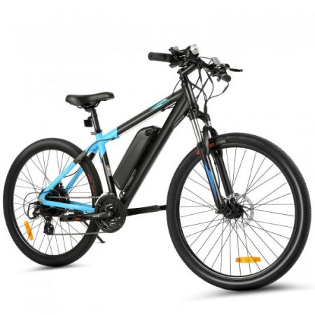 27.5" Electric Bike for Adult 350W,24 Speeds Shifter w/10.4A 36V Removable Lithium Ion Battery