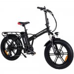 Addmotor 20 In. Folding Electric Bike 16Ah 750W 48V, Fat Tire E-bike for Adult with Pedal Assist