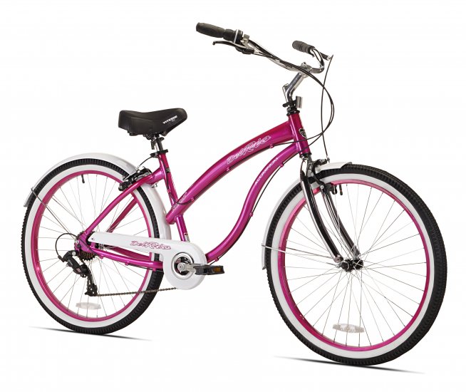 Kent 26\" Del Rio Women\'s Cruiser Bike, Magenta