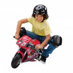 Razor 24 Volt Mini Electric Single Speed Racing Motorcycle Pocket Rocket, Red