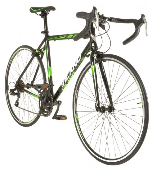 Vilano R2 Commuter 21 Speed 700c Aluminum Road Bike in Black, 54 cm Medium