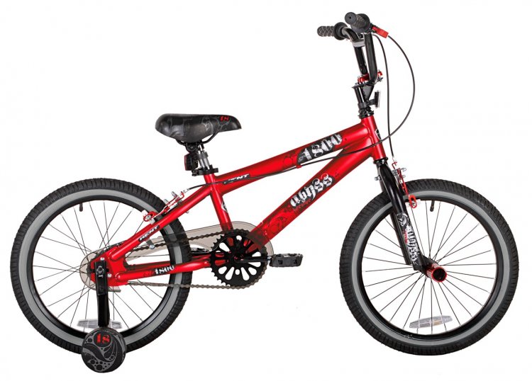 Kent 18\" Abyss Boy\'s Freestyle BMX Bike, Red