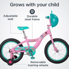 Schwinn kids bike, 16-inch wheel, single speed, pink