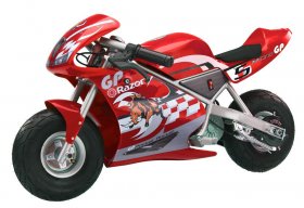 Razor Pocket Rocket Kids Mini Bike Ride On Electric Motorcycle, Red (2 Pack)