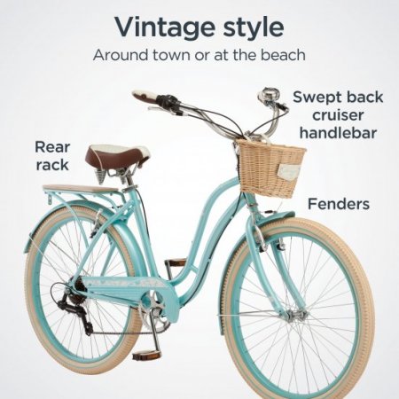 Schwinn Bike, 26-inch wheels, vintage-style womens frame, blue