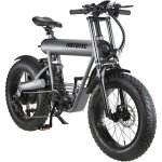 MotoTec Roadster 48v 500w Lithium Electric Bicycle Grey