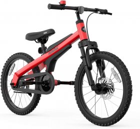 Segway Ninebot Kids Bike for Boys and Girls, 14 inch with Training Wheels, 14 18 inch with Kickstand, Red