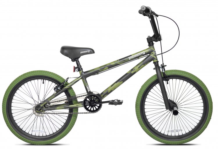 Kent 20\" Incognito Boy\'s BMX Bike, Green Camoflauge