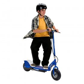 Razor E300 Electric 24 Volt Rechargeable Motorized Ride On Kids Scooter, Blue