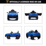 Lamborghini Ride on Cars, Power 4 Wheels Kids Ride on Toy Car, 12 Volt Ride on Cars with Remote Control, 3 Speed, LED Lights, MP3 Player, Horn, Battery Powered Electric Vehicles, Gifts, Blue