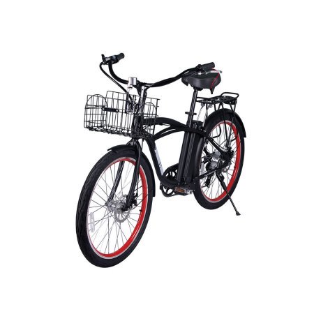 X-Treme 24Volt Newport Beach ELITE Crusier Lithium Electric Powered e-Bike, Black